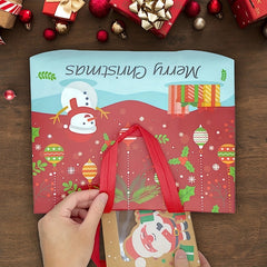 1pc Christmas Gift Bags Christmas Tote Bags With Handles