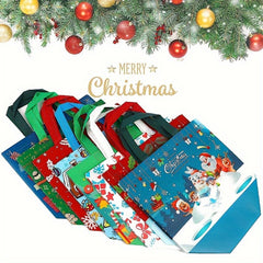 1pc Christmas Gift Bags Christmas Tote Bags With Handles