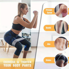 Elastic Fitness Resistance Band Hip Training Ropes Yoga Workout Equipment