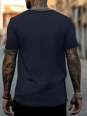 Men's Lightning Pattern Shirt Short Sleeve Tee Top
