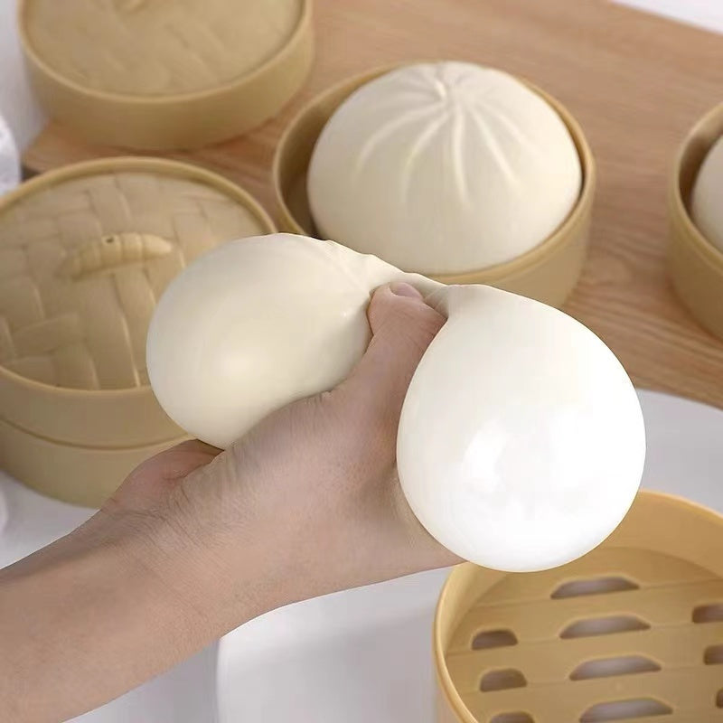 Fun Steamed Stuffed Bun Toy - Perfect Birthday Party Gift