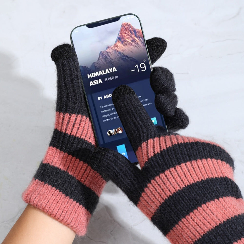 Winter Warm Gloves For Men women Thickened Outdoor Cycling Sports Coldproof