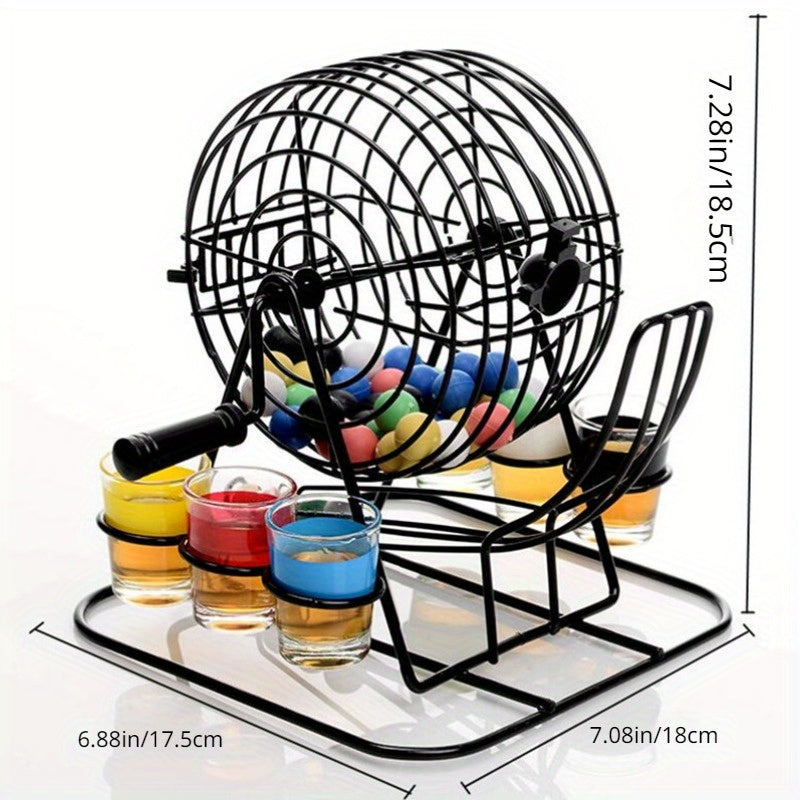 Mini Bingo Lottery Machine Set for Bar Entertainment