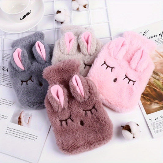 Plush Rabbit Hand Warmer with Hot Water Bag