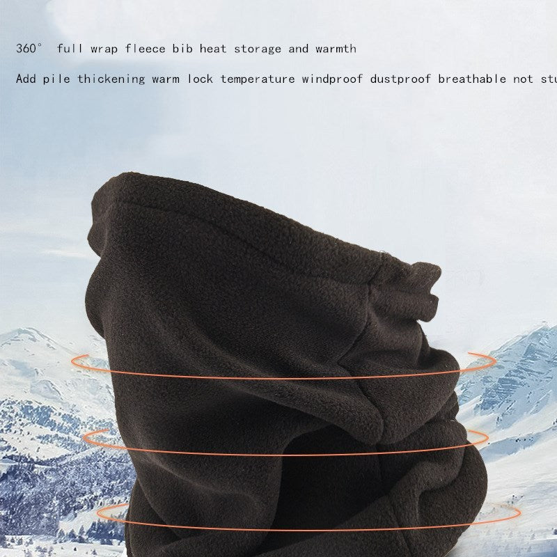Warm Fleece Neck Gaiter for Outdoor Winter Cycling Skiing