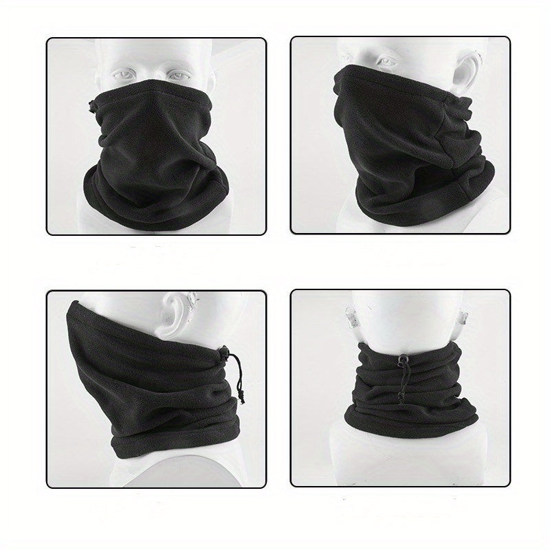Warm Fleece Neck Gaiter for Outdoor Winter Cycling Skiing