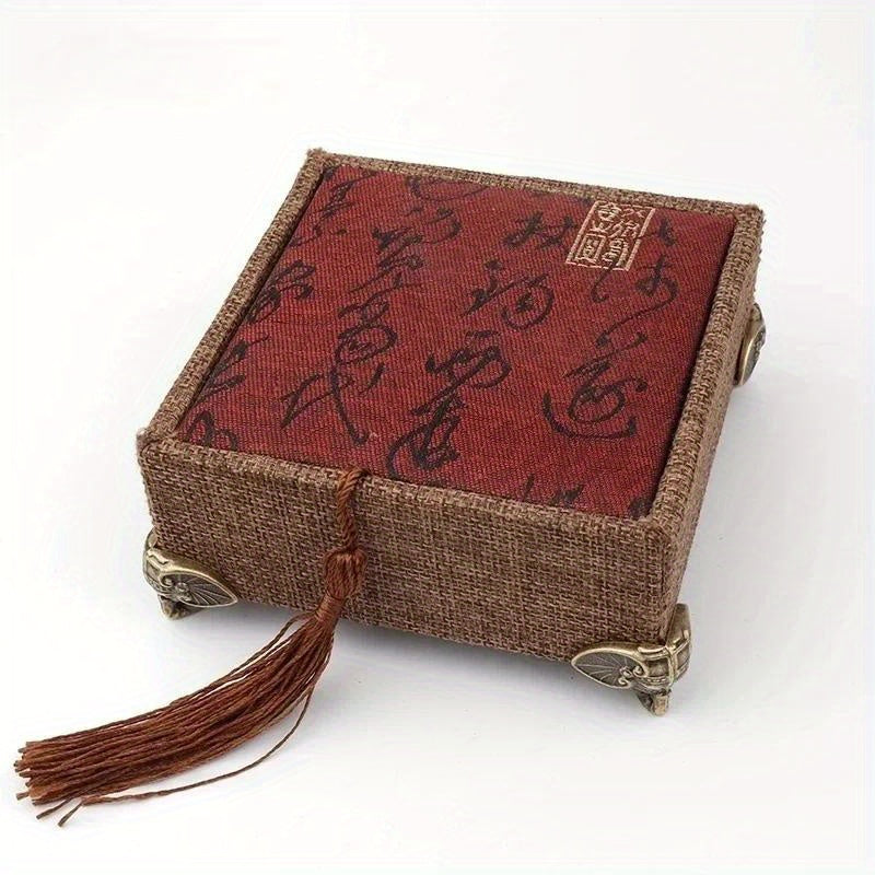 4Pcs Elephant Trunk Wooden Box Bottom Corner Support Retro Decorative Foot