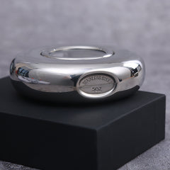 5oz Stainless Steel Water Bottle Mini Round Travel Camping Tool