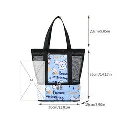 Large Capacity Shoulder Bag with Dry and Wet Separation