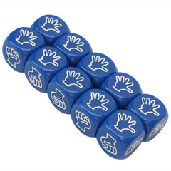 10pcs Finger Guessing Game Dice Party Gathering Board Game Dice