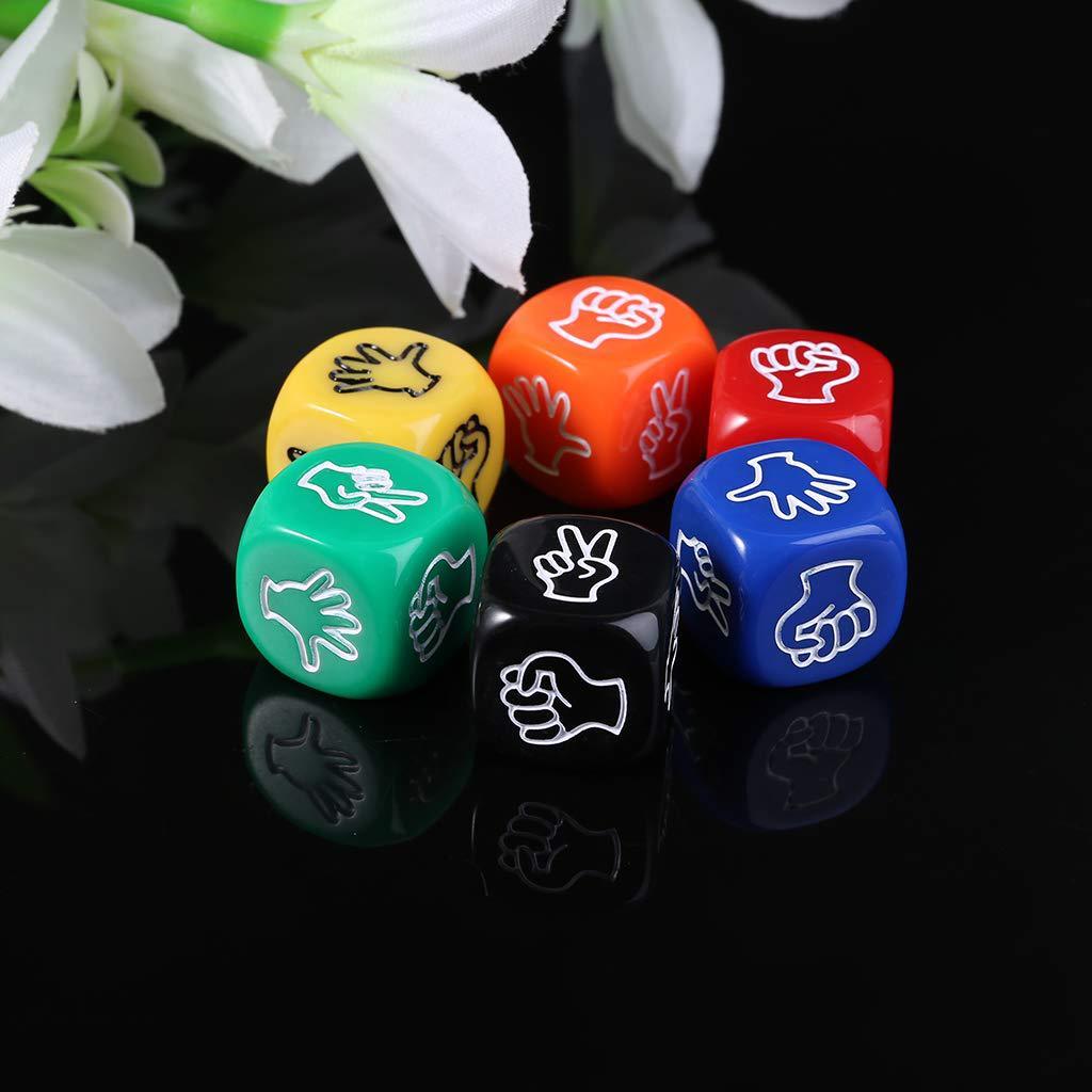 10pcs Finger Guessing Game Dice Party Gathering Board Game Dice