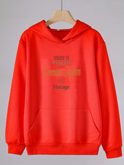 Girls Cartoon Alphabets Pattern Hooded Sweatshirt for Spring and Autumn