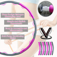 Detachable Soft Fitness Hula Hoop for Weight Loss