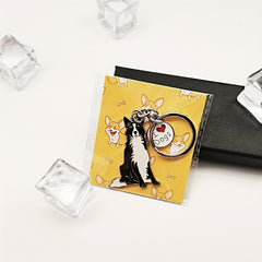 Border Collie Shaped Key Ring Key Chain Portable Creative Keychain Pendant