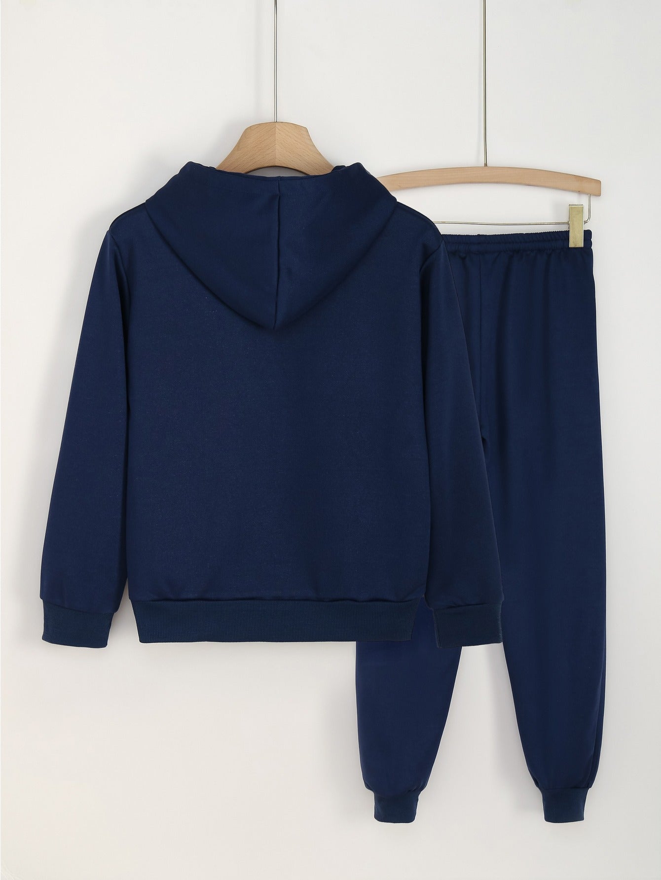 2pcs Sweet Puppy Hoodies & Jogger Pants Set For Girls