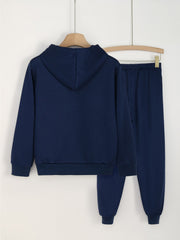 2pcs Long Sleeve Hoodies Jogger Pants Set for Girls