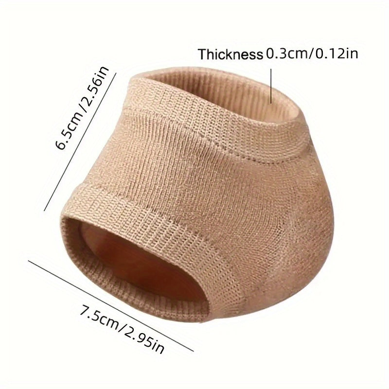 2pcs Gel Heel Protector Silicone Heel Pads Heel Socks Plantar Fasciitis Support