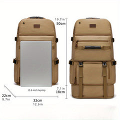 Retro Canvas Backpack Large Capacity Outdoor Travel Laptop Backpack Men