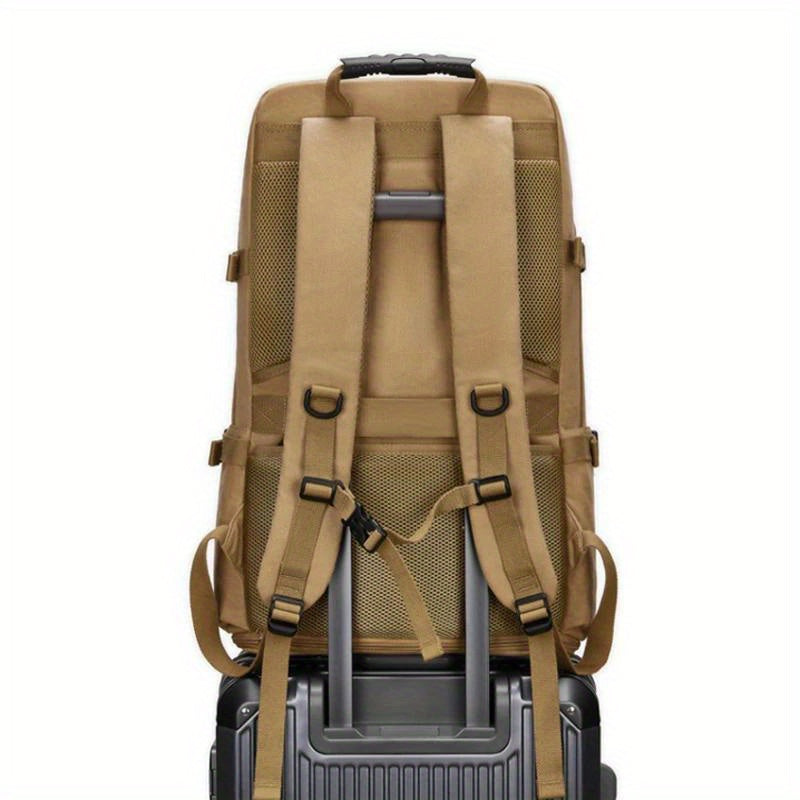 Retro Canvas Backpack Large Capacity Outdoor Travel Laptop Backpack Men