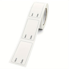 500pcs Roll 2 Office Document Date Stickers, Tearable Safety Labels