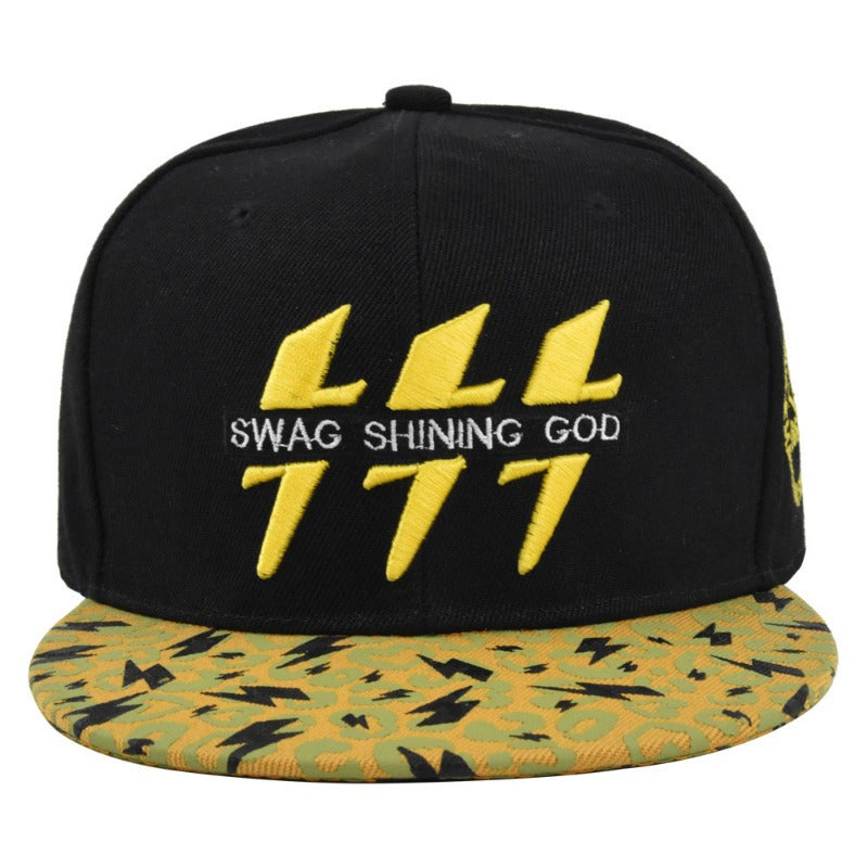 Embroidered Hip hop Cap Flat Brim Baseball Cap