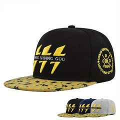 Embroidered Hip hop Cap Flat Brim Baseball Cap