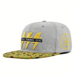Embroidered Hip hop Cap Flat Brim Baseball Cap