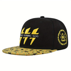 Embroidered Hip hop Cap Flat Brim Baseball Cap