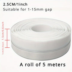 Silicone Door Window Stop Tape Dustproof Soundproof Waterproof Seal