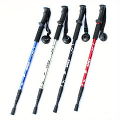 Aluminum Hiking Cane With Shock Absorption Straight Handle