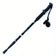 Aluminum Hiking Cane With Shock Absorption Straight Handle