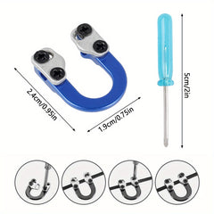 3 Sets Archery D Loop Metal D Ring Buckle - Release Nocking Loop