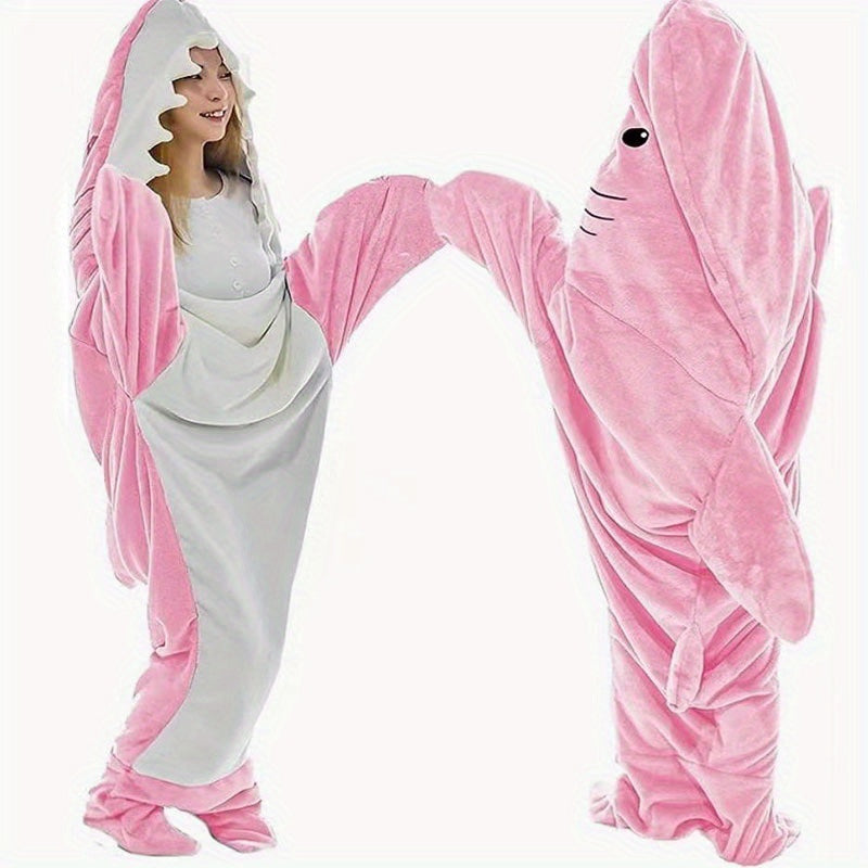 Shark Blanket Soft Flannel Warm Sleeping Bag