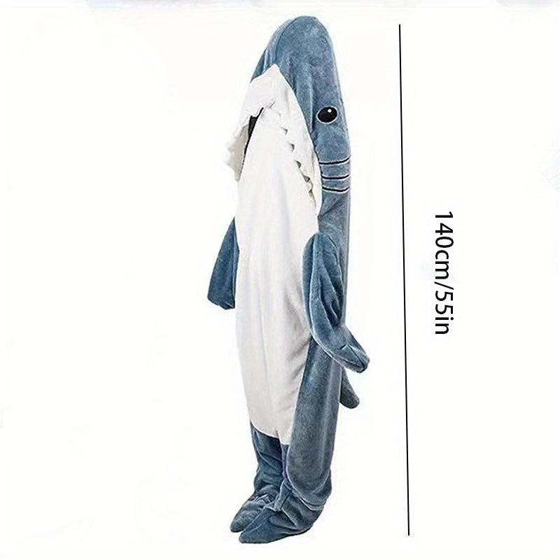 Shark Blanket Soft Flannel Warm Sleeping Bag