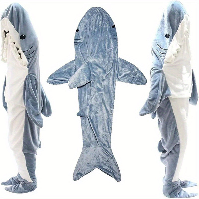 Shark Blanket Soft Flannel Warm Sleeping Bag