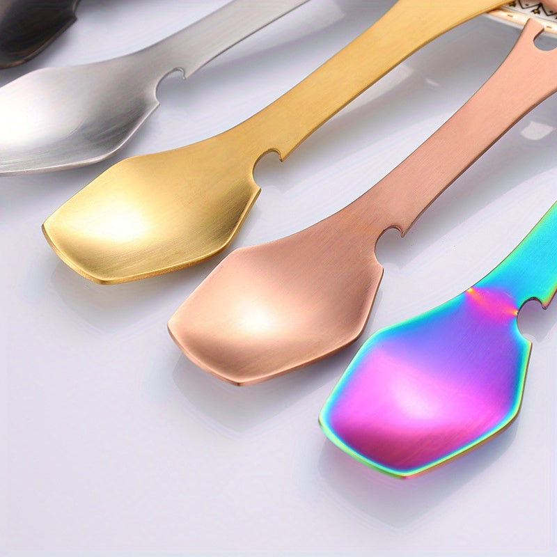 Stainless Steel Tableware Fork & Spoon Combo with Can Opener