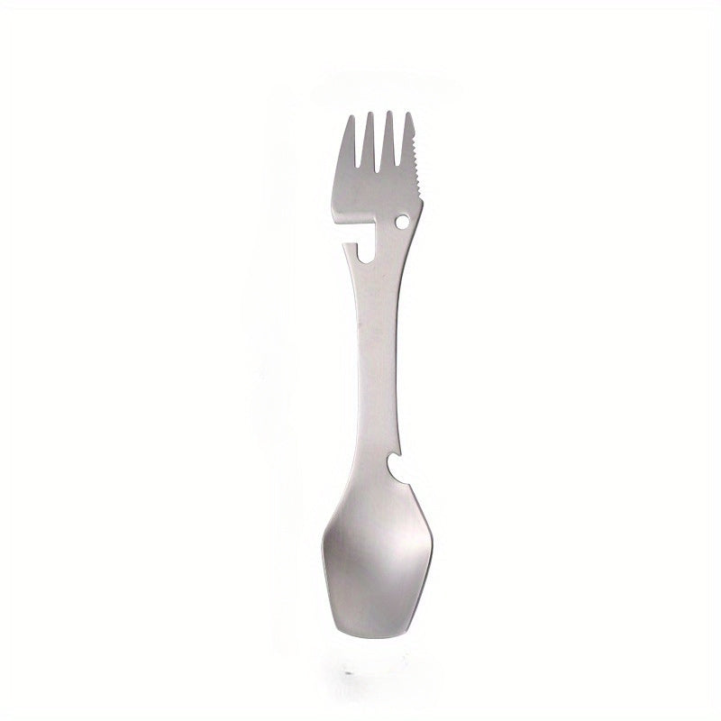 Stainless Steel Tableware Fork & Spoon Combo with Can Opener