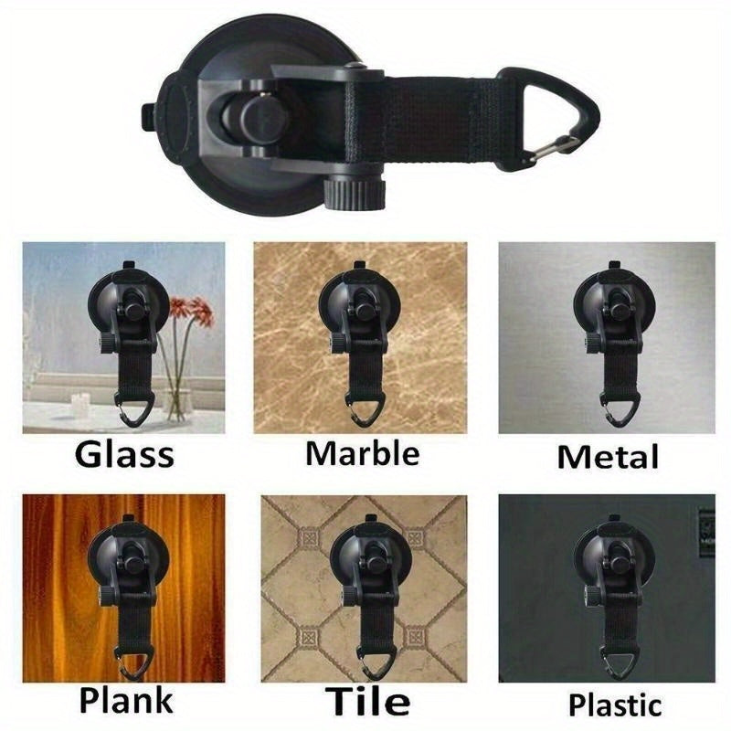 Car Tent Suction Cup Buckle Vacuum Glass No Punch Hook