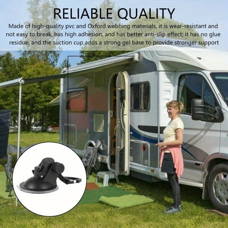 Car Tent Suction Cup Buckle Vacuum Glass No Punch Hook