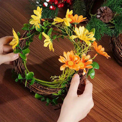 2pcs Grape Vine Garland DIY Christmas Craft Wall Hanging Wedding Party Decor