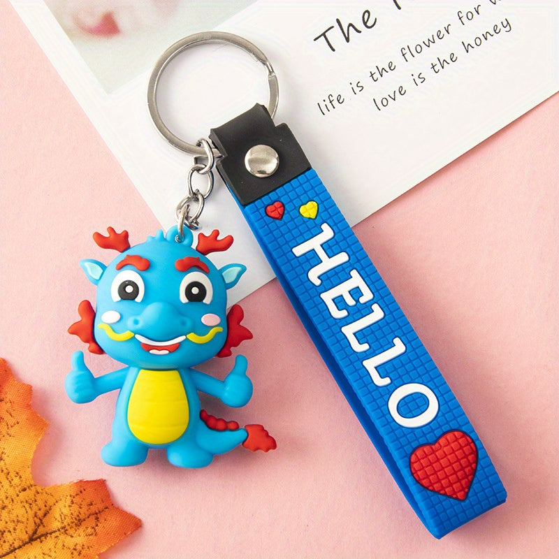 Year Dragon Keychain Pendant Car Key Chain Keyring