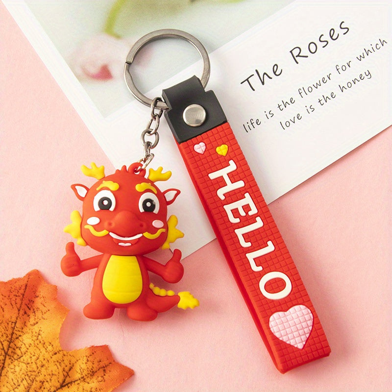 Year Dragon Keychain Pendant Car Key Chain Keyring