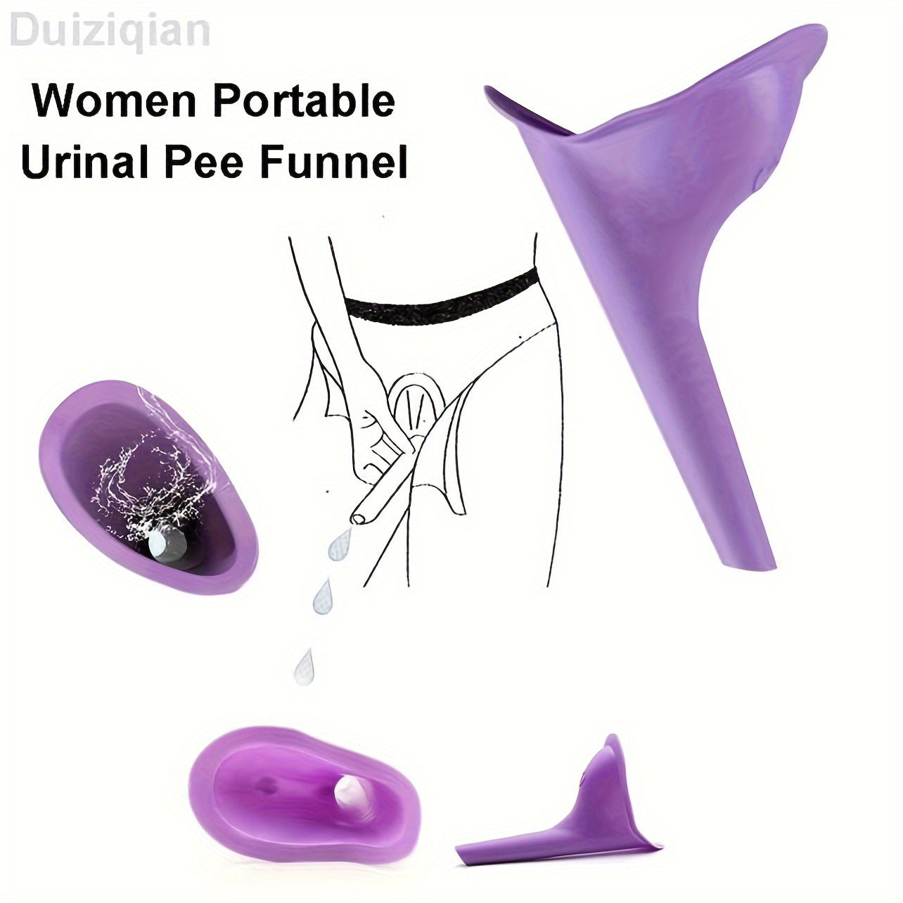 Portable Emergency Urinal Outdoor Standing Urinal for Travel & Camping
