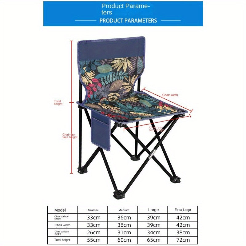 Folding Portable Chair for Camping Fishing Outdoor