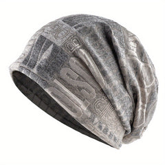 Dual Purpose Pullover Beanie Hat Neck Gaiter Slouchy Hat