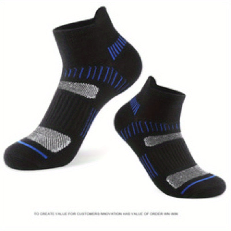 1pair Sports Socks Running Ankle Sweat Absorbing Socks