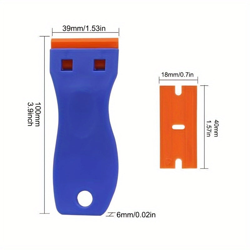 3pcs Paint Removal Scraper Glue Removal Glass Cleaning Scraper