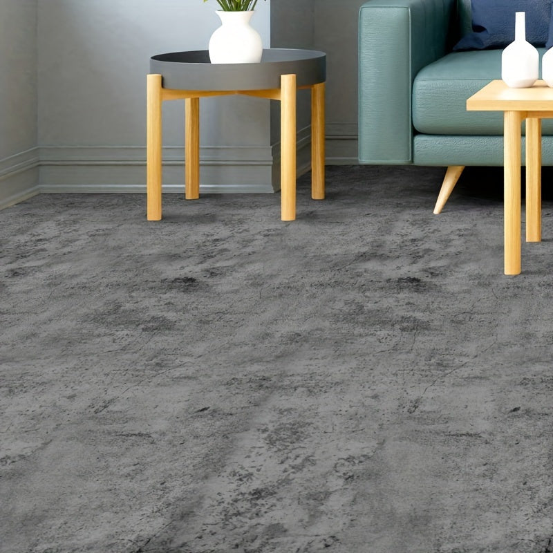 Gray Cement Floor Stickers, Waterproof, Wear-resistant