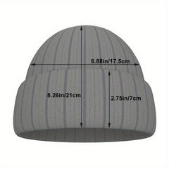 Winter Knitted Hat Ear Protection Warm Beanies For Outdoor Cycling Skiing