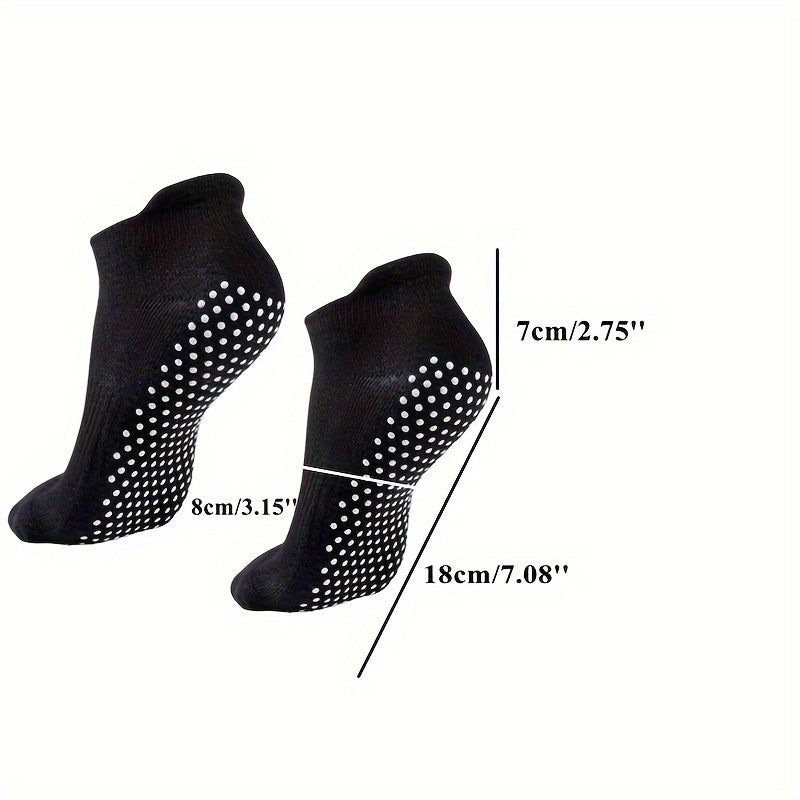 Non Slip Silicone Padded Grip Socks Yoga Workout Fitness Sport Socks